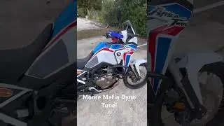Africa Twin Moore Mafia Dyno Tune! #africatwin #mooremafia #leovince #vanceandhines
