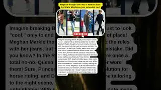 MEGHAN VS KATE: THE JEANS SCANDAL THAT SHOCKED THE PALACE! #KateMiddleton #MeghanMarkle #RoyalFamily