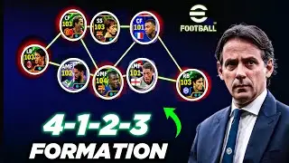 🔥Rapid Counter Attacking 4-1-2-3 Formation Squad Building Building efootball26 mobile