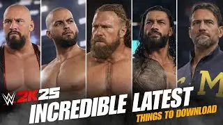 INCREDIBLE Latest Things To Download In WWE2K25 Pc That WWE2K26 Needs !