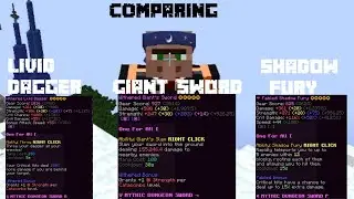 Giant's Sword vs Shadow Fury vs Livid Dagger | hypixel skyblock