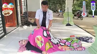 Drama Lucu 💢😱 Ibu Hamil Melahirkan Pakai Selimut Helo Kitty