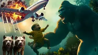 King Kong Saves Baby Falling from a Plane &ndash; A Hero's Rescue  2025 4K UHD