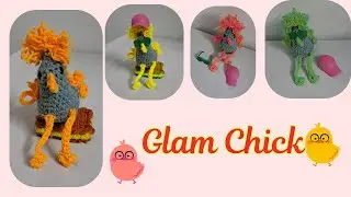 Crochet Glam Chick for Easter | Easy Crochet Tutorial for Beginners | Glam Chick | Club Crafteria