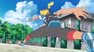 Ash vs James (Lillie's butler) - amv