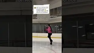 inside vs outside edges! #figureskating #iceskating #figureskater #iceskater #wintersports #skating