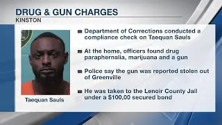Kinston man on probation facing additional drug and gun charges