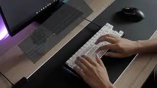 Akko Matcha Green switches Sound test | feat. Black YC66