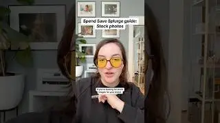 Save Spend Splurge: Stock Photos