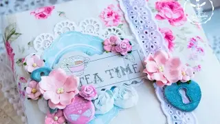 Мини альбом из коллекции Tea Time. Мастер класс от Инны Паламарчук специально для Bee Shabby