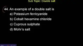 Chemistry : 2018 : Test - 16 : Question - 44