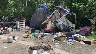 City investigating homeless camp