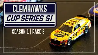 NASCAR Stop Motion: Road Course | Clemhawks Cup Series Season 1 Race 3