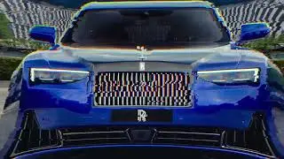 Rolls-Royce Black Badge Ghost Gamer.  A bespoke Rolls-Royce with a computer gaming theme.