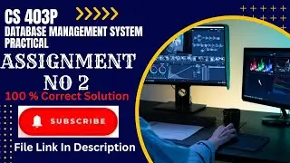 CS403p assignment 2 solution 2023 | CS403p Assignment 100% Correct Solution By VU Rocky