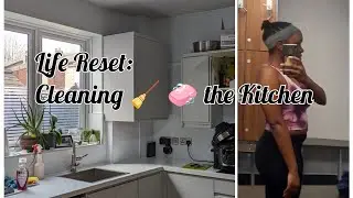 House Reset: Cleaning my Dirty Kitchen 🧼🧹🗑️💜