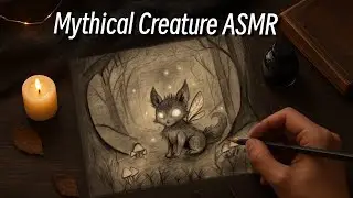 I Discovered a Mythical Creature in the Forest | Relaxing ASMR Drawing