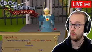Legends Quest Today! - First Time OSRS HC Ironman Day 40