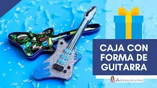⭐𝗖𝗮𝗷𝗮 𝗱𝗲 𝗥𝗘𝗚𝗔𝗟𝗢 en forma 𝗱𝗲 𝗚𝗨𝗜𝗧𝗔𝗥𝗥𝗔 🎸 Manualidades para el día del amor y la amistad⭐ DIY guitarra