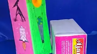 How to make a pinhole camera at home easy.....❤️❤️❤️❤️|| Creative with Harshadeep & Ahana|| Easy