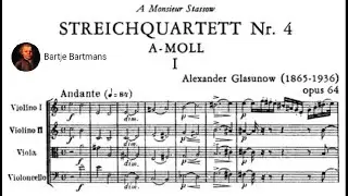 Alexander Glazunov - String Quartet No. 4, Op. 64 (1894)