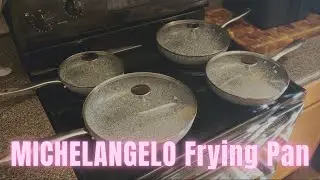 MICHELANGELO Frying Pan with Lid Review | Nonstick Stone Frying Pan