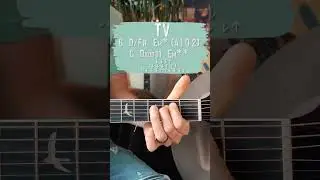 TV Billie Eilish Guitar Lesson // TV Guitar Tutorial #Shorts