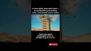 In Tenet (2020), Nolan actually blew up the building twice