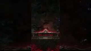 First HC SSF Death in Path of Exile Rise of the Abyssal [Monk] #gaming #pathofexile2