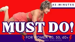 Glute Workout for Women Over 40  - Dumbbells & Booty Band