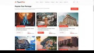 TourXPro - Travels Tourism Agency React Js Template tour agency react template adventure