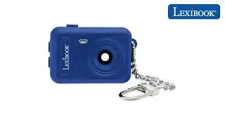 Keychain Miniature Digital Camera Blue with built-in Flash memory