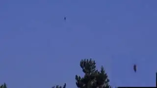 Mysterious Rotating Object Captured Over Nieporęt Forest - Unexplained Aerial Phenomenon in Poland