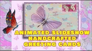 Animated Video | Hand Crafted Christmas Cards | Greeting Cards Ideas | Marble Paper