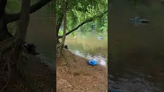 Parks and Recreation, Riverview Park Charlottesville, Virginia. Canoeing down the Rivanna River.
