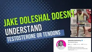 Explaining Testosterone, TRT and Tendons to fragile natty coaches ⁨@jakedoleschal⁩