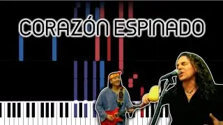 Santana - CORAZÓN ESPINADO | FREE PIANO SHEETS