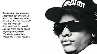 Eazy-E - Only If You Want It [Lyrics] [HQ]