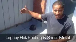 Richmond St London Ontario Flat Roof Leak Repair - Legacy Flat Roofing & Sheet Metal