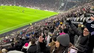 Juventus-Napoli 25 Gennaio 2026 cori e canti Juventus Stadium