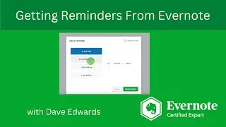 Getting Reminders from Evernote