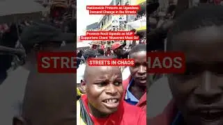 Uganda in Chaos: NUP Supporters Flood Streets Chanting &lsquo;Museveni Must Go&rsquo;