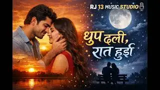 धूप ढली, रात हुई | Romantic Love Song 💞 | RJ 13 MUSIC STUDIO 🎙️