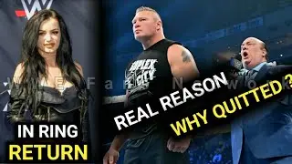 Paige In-Ring Return || Real Reason Why Brock Lesnar Quits WWE SmackDown