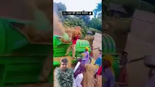 malti crop #farming #vlog India ki no 1 thresher 60 HP ki