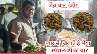 Pinut Chat || Indore famous street chat || Indore's famous chaat|| Jain Chaat Bhandar
