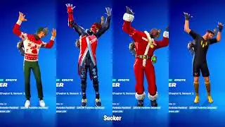 ALL NEW FORTNITE SKINS & ICON SERIES EMOTES!
