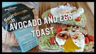 Smashed Avocado and Egg on Sourdough toast