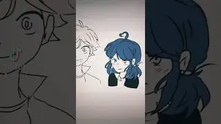 Adrienette kiss | MIRACULOUS LADYBUG COMIC | Animatic/skit
