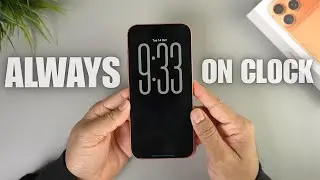 Включение функции Always-On Display Clock на iPhone 17 Pro | Руководство по быстрой настройке экр...